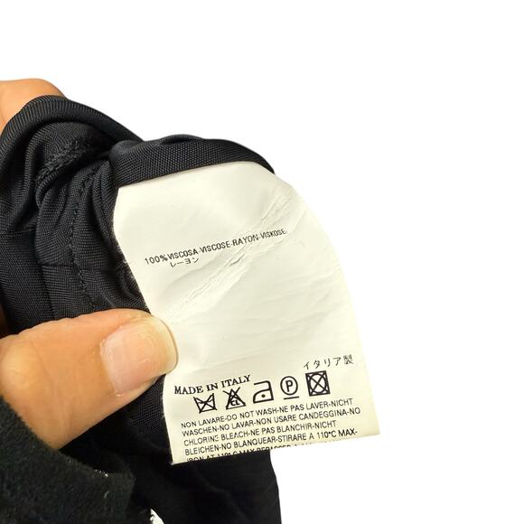 Dsquared2 Black Mini Dress Open Back Women’s Size Medium - Picture 10 of 12